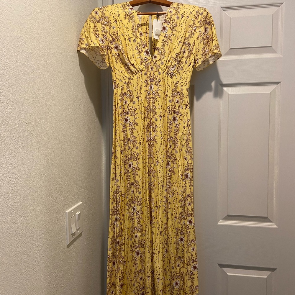 Sandro yellow dress
